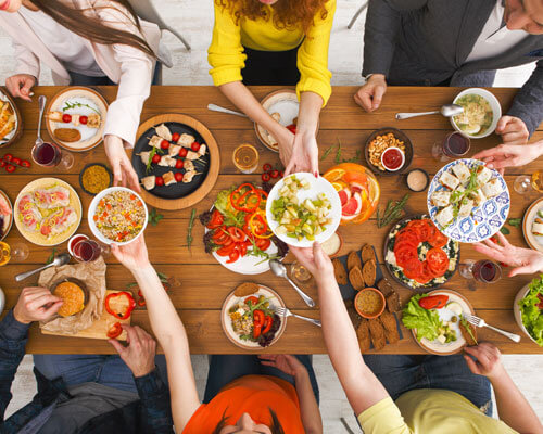 People at table